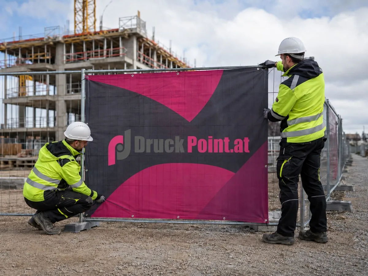Banner, Bauzaun & Messestand