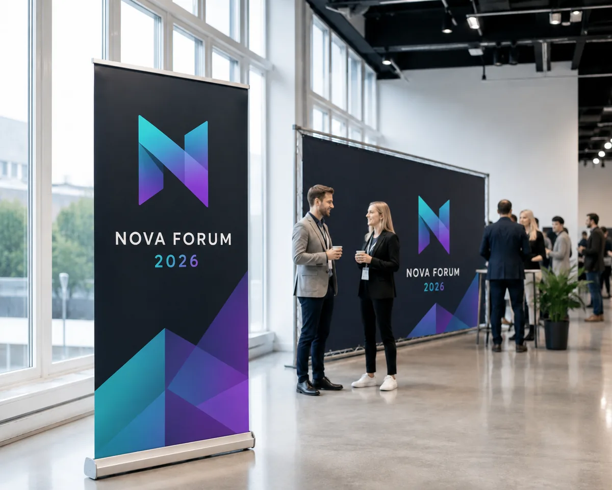 Roll-up und Messebanner